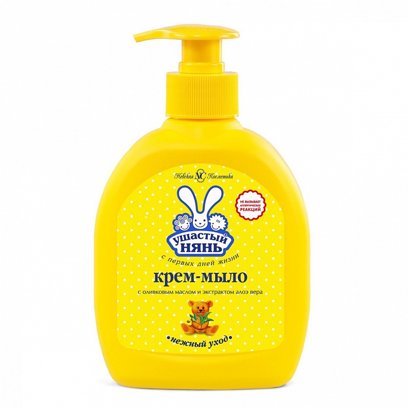 Ушастый нянь с алоэ жидкое мыло 300мл 12209
