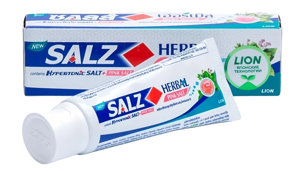 Salz Зубная паста 140 г. Розовая соль и травы