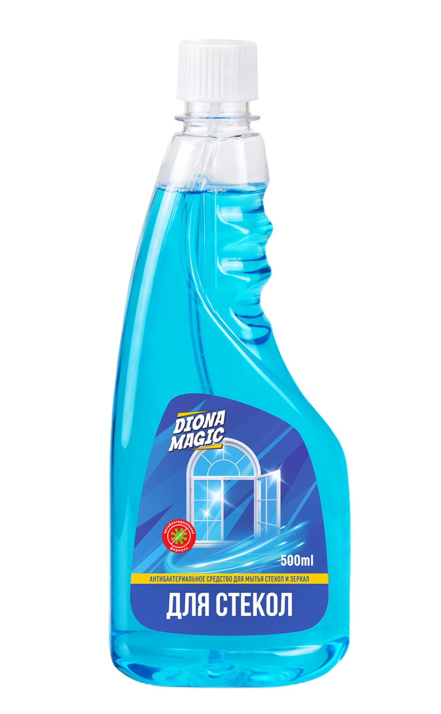 Diona Средство для мытья стекол и зеркал (сменный блок) 500мл 