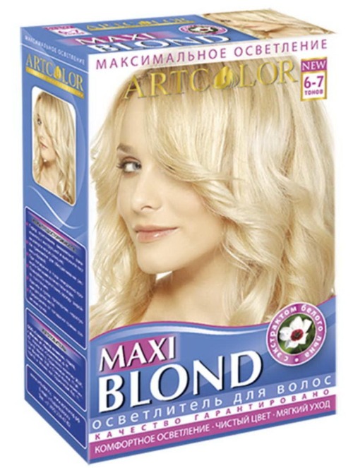 Артколор Maxi Blond (белая хна) осветлитель д/волос с экстрактом белого льна 105мл