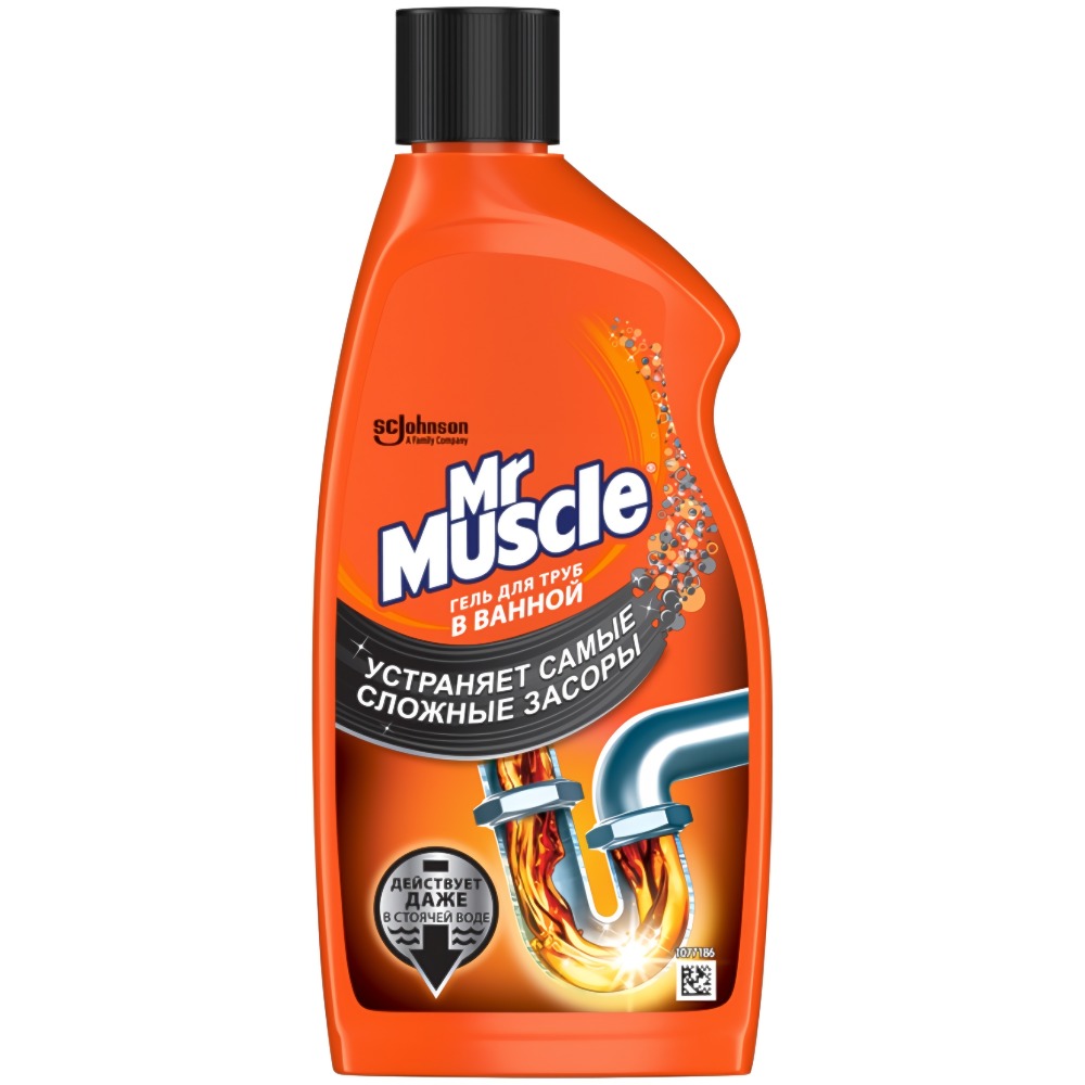 Мистер Мускул гель для прочистки труб 500мл
