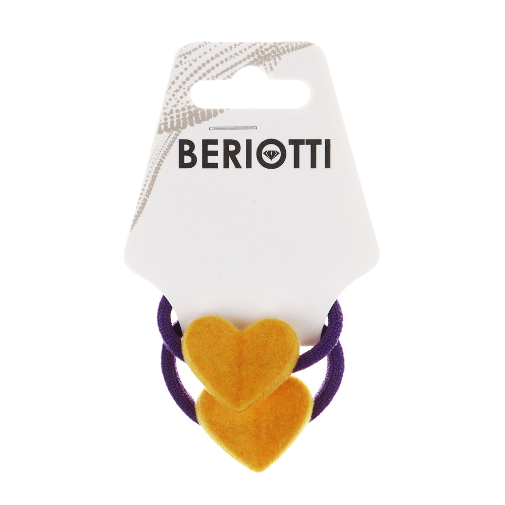 BERIOTTI Набор детских резинок для волос 2шт, нейлон, пластик, 3 см, 2 дизайна