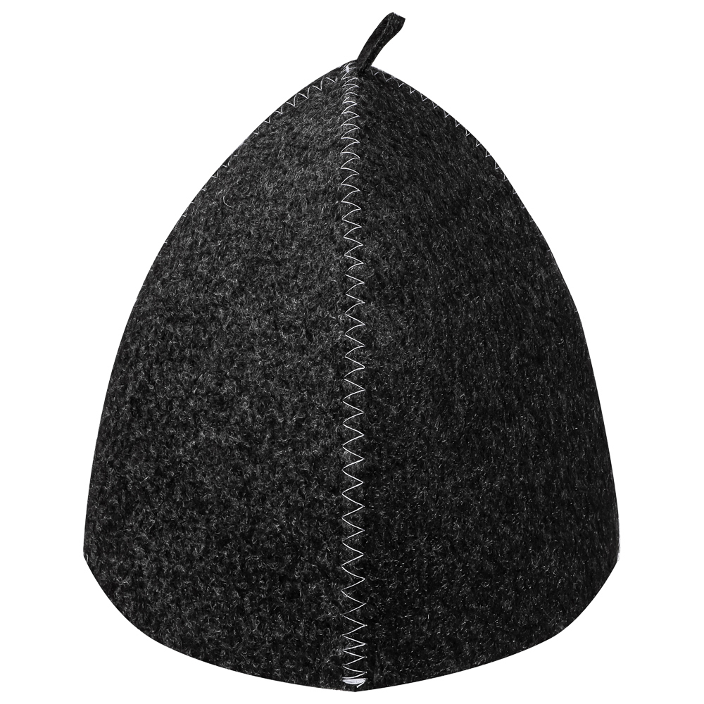 Шапка банная классическая без вышивки, эконом, 30% шерсть 70% полиэфир