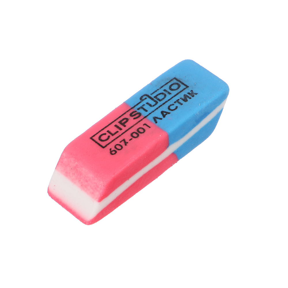 Ластик скошенный красно-синий 