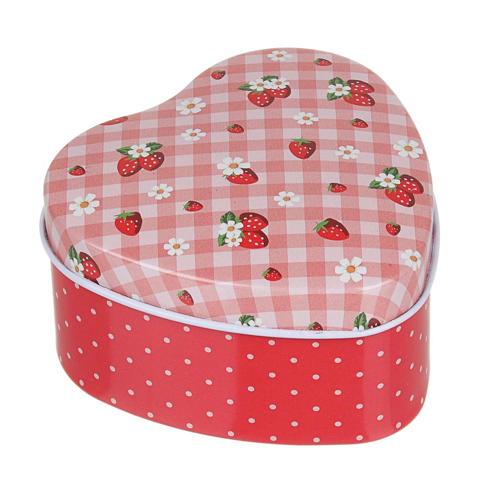 Шкатулка металлическая 7х6,5х3,7см