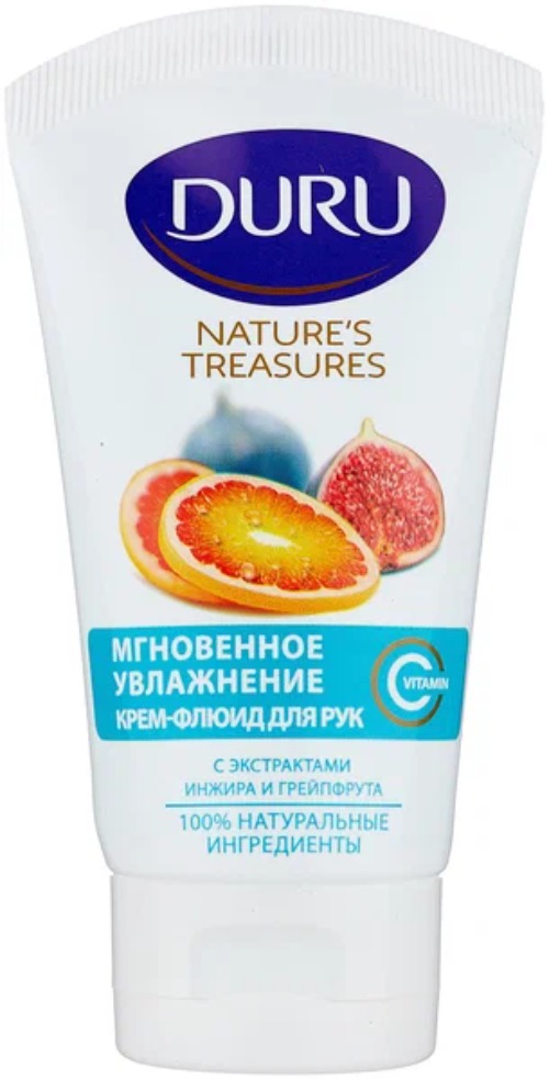 Duru Nature's Treasures крем-флюид д/рук Инжир и грейпфрут 75мл