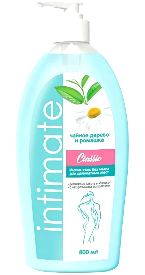 Русалочка Интим-гель без мыла для деликатных мест Classic 800мл