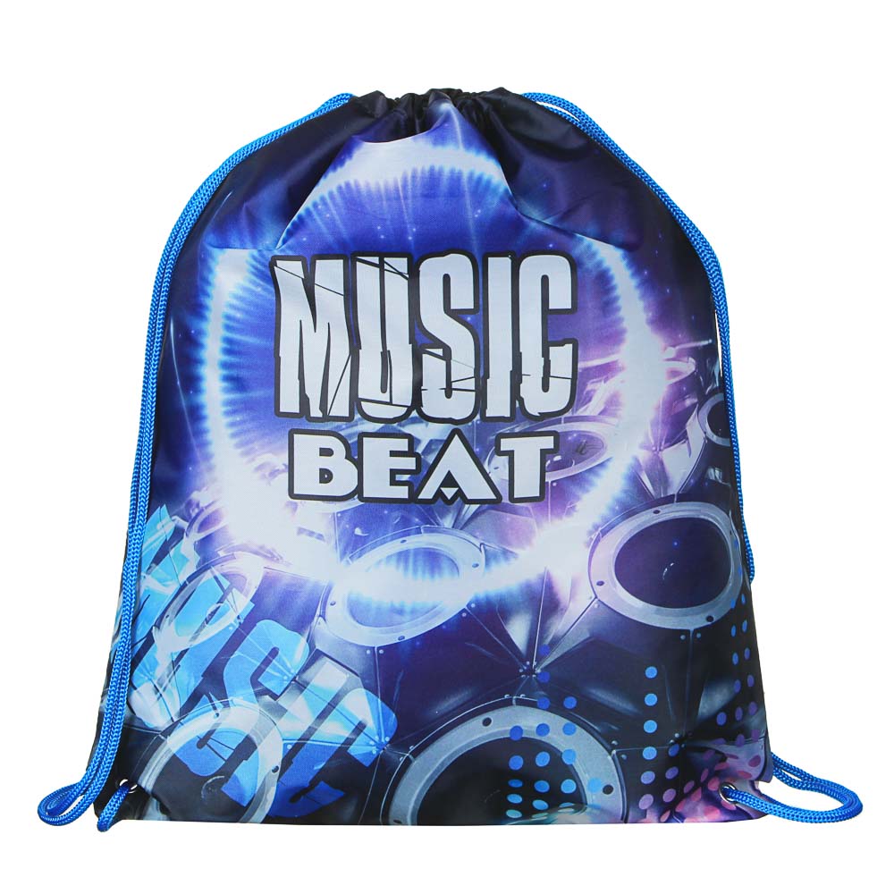 МЬЮЗИК БИТ Мешок для сменной обуви на завясках 34,8х41,5см