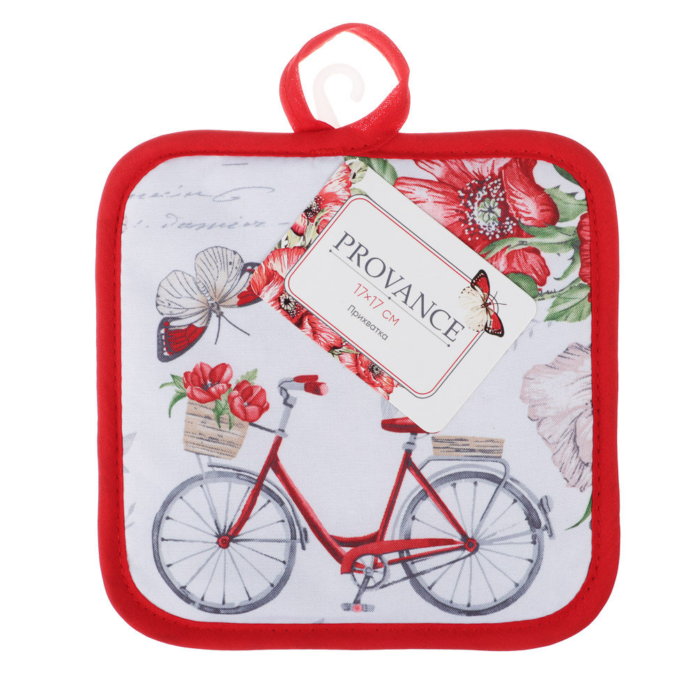 PROVANCE Маковое поле Прихватка, 100% полиэстер, 17х17см