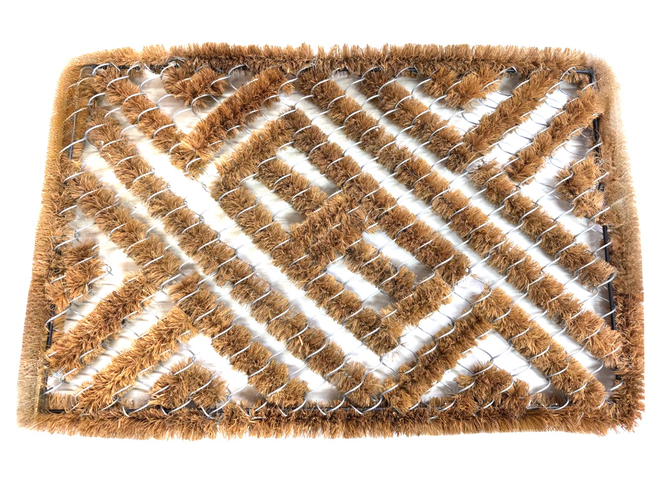 Коврик-щетка придверный (кокосовое волокно) прямоугольный 38х58см BC144