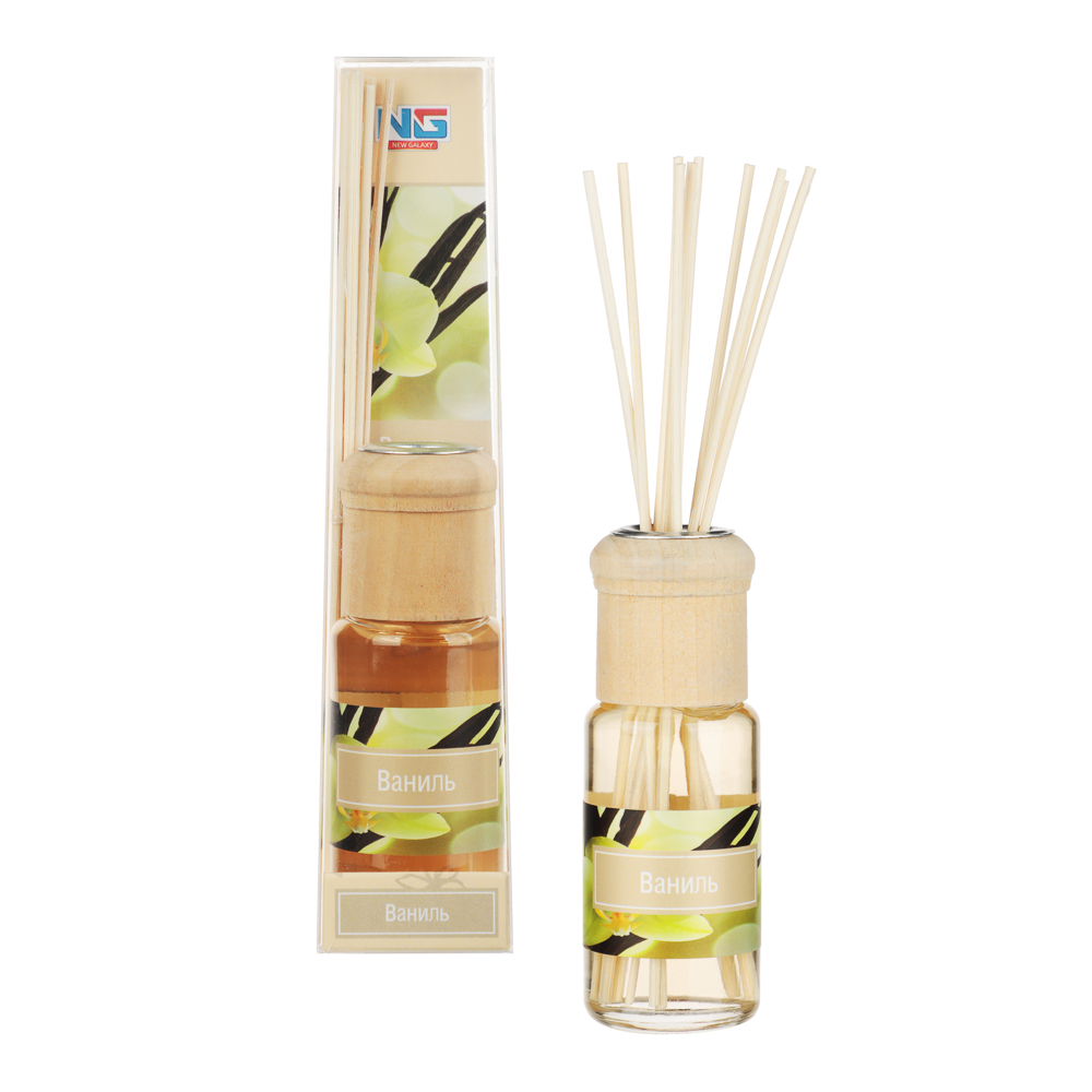 NEW GALAXY Ароматизатор диффузор с палочками ВАНИЛЬ 35мл 