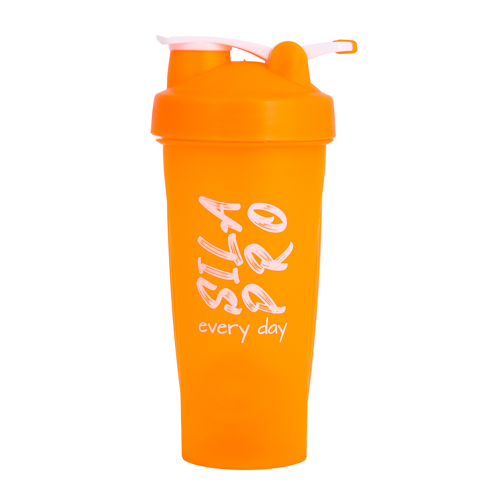 SILAPRO Шейкер спортивный, 600 мл, 22х10см, РР, нерж.сталь, 2 цвета