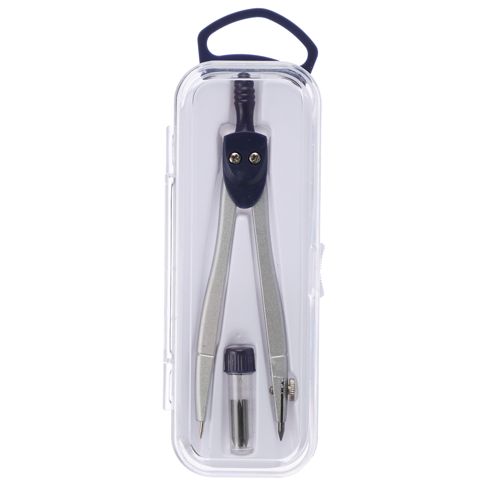 Набор чертежный "Готовальня" 2 предмета (циркуль+пенал)