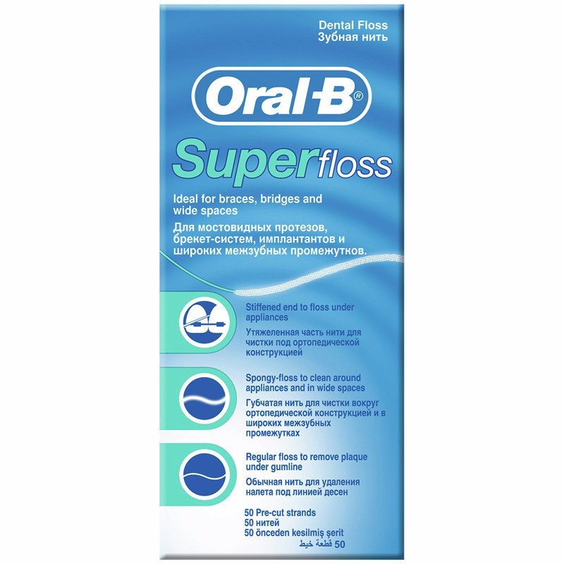Зубная нить SuperFLoss  50 м