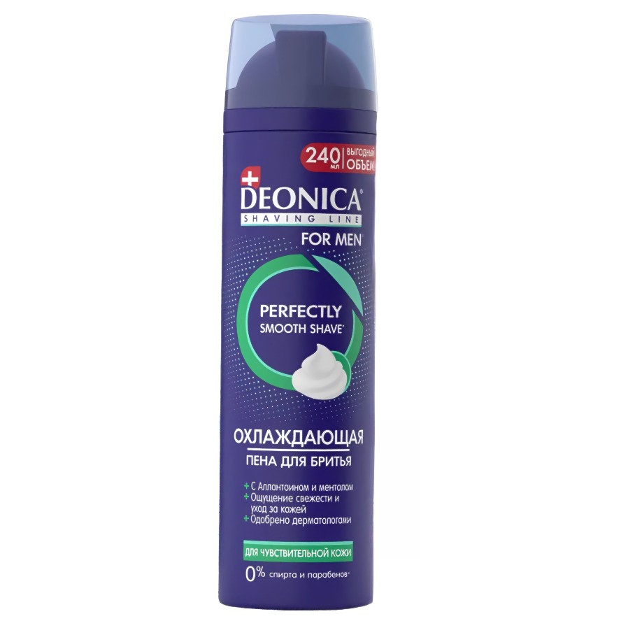 Deonica for men Пена для бритья Для чувствительной кожи 240мл