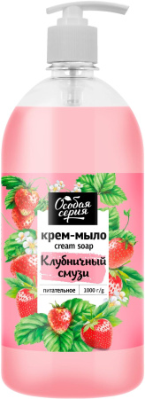 ОС крем-мыло Клубничный смузи 1000гр