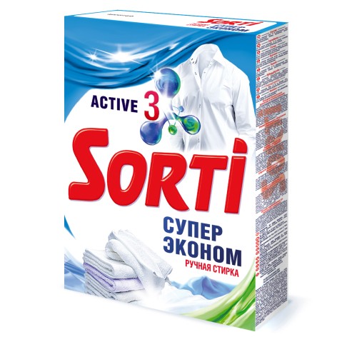 Sorti Голубой поток для ручной стирки Супер Эконом 350гр