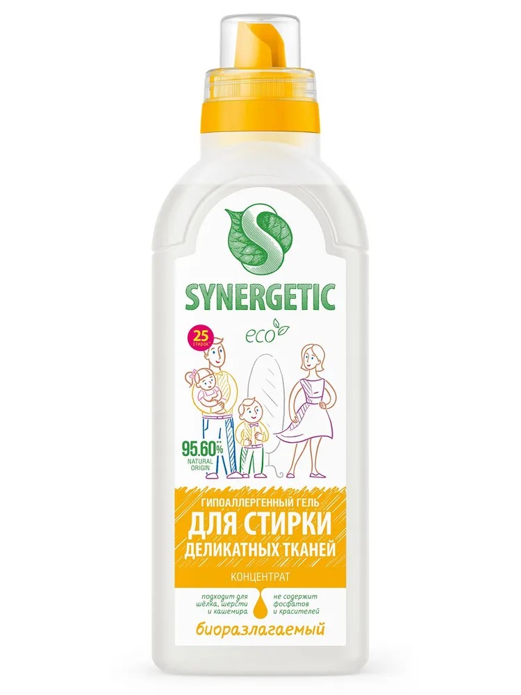 SN Биоразлагаемый концентрированный гель для стирки деликатных тканей 750мл