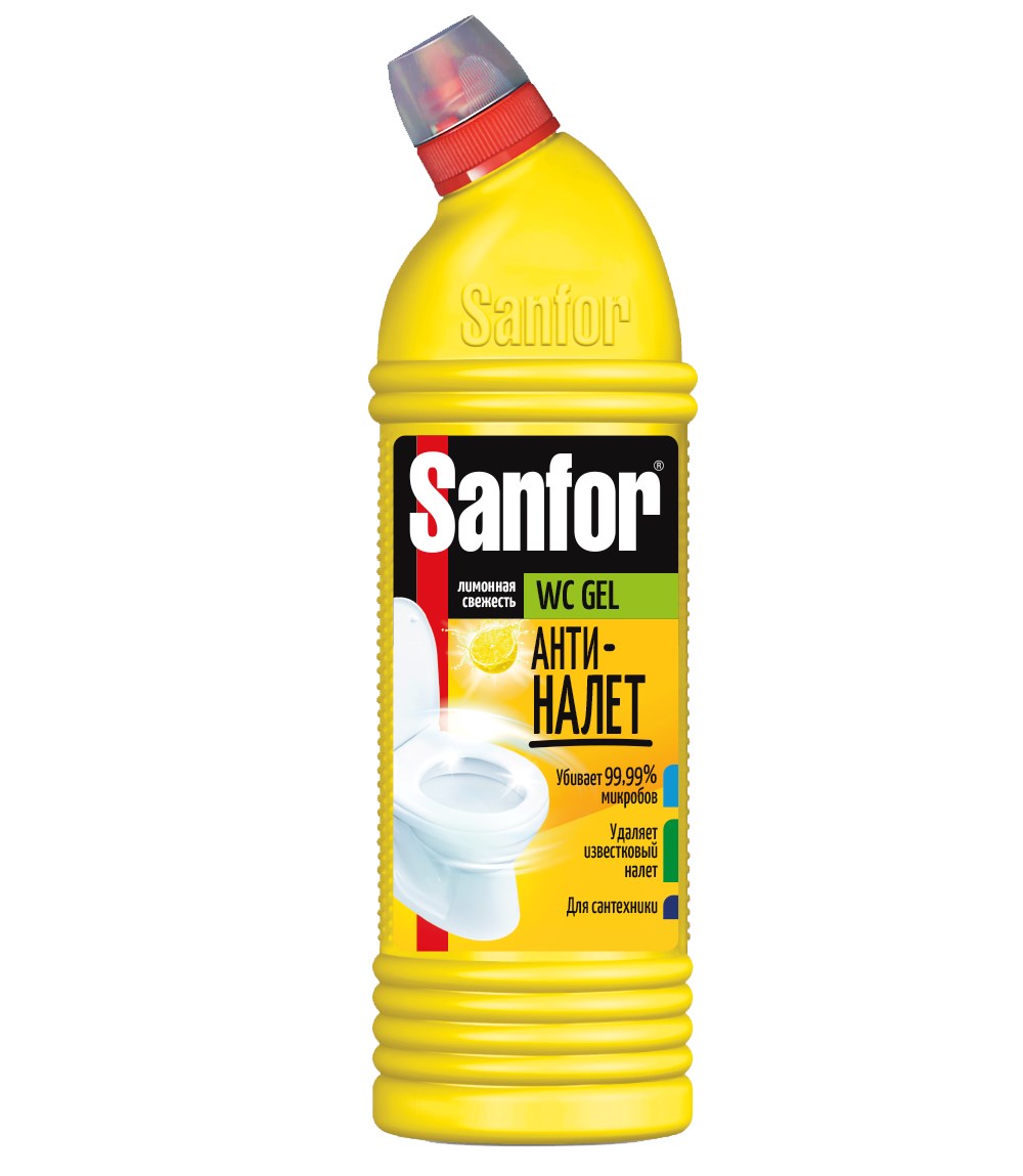 Sanfor WC Гель 750гр (Лимон)