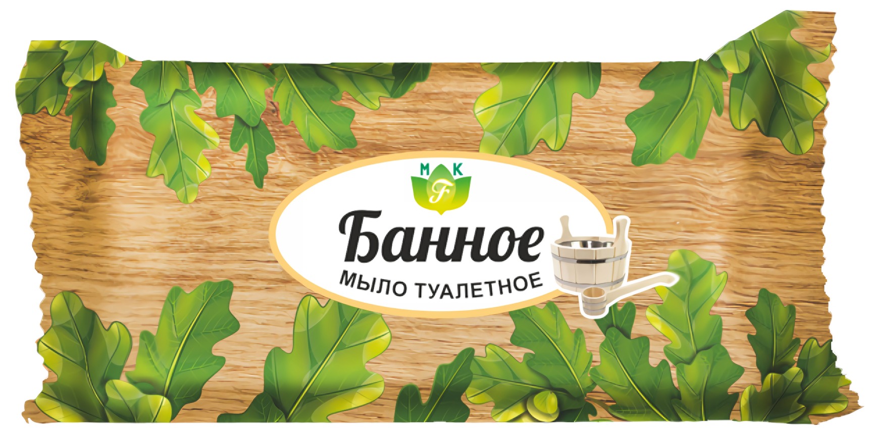 Мыло(Флора) туалетное Банное 100 гр в уп.