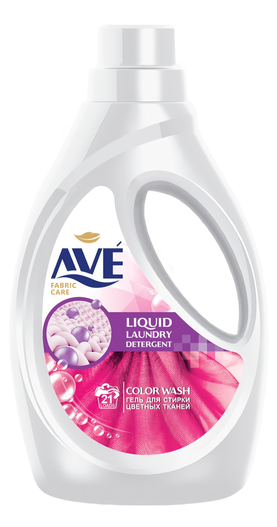 AVE жидкое средство для стирки цветных вещей 1300мл