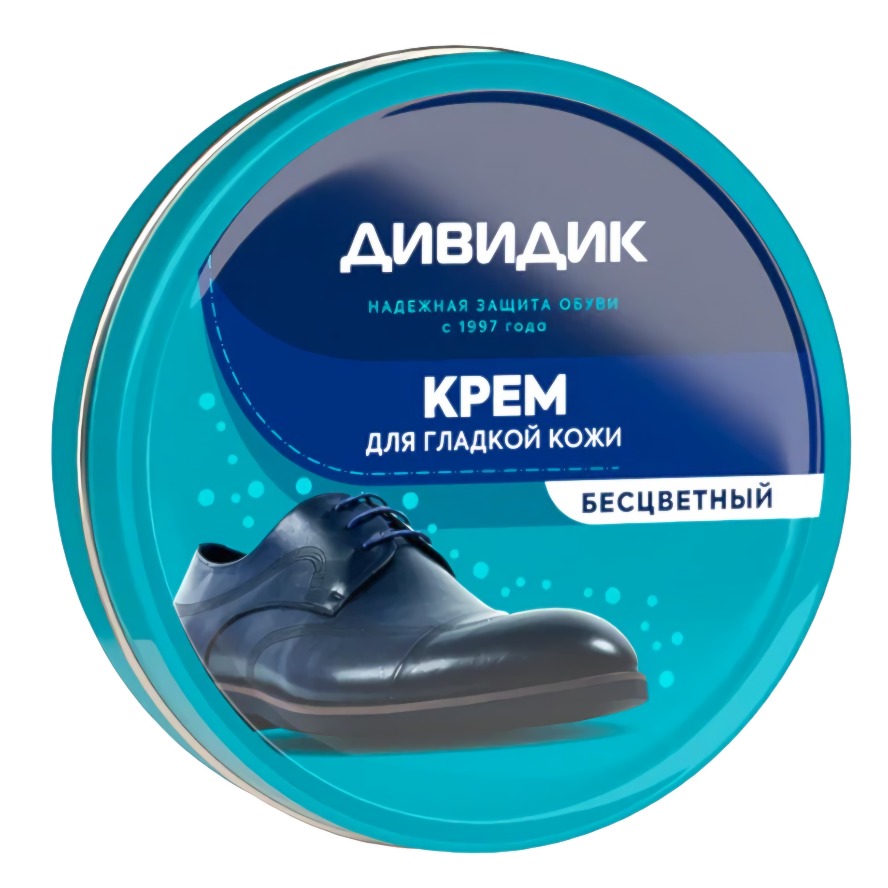 Дивидик крем классик для гладкой кожи в жестяной банке бесцветный 50мл