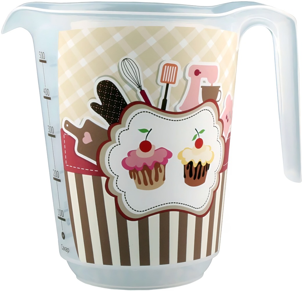 Емкость "мерная с декором 0,65л 4312643