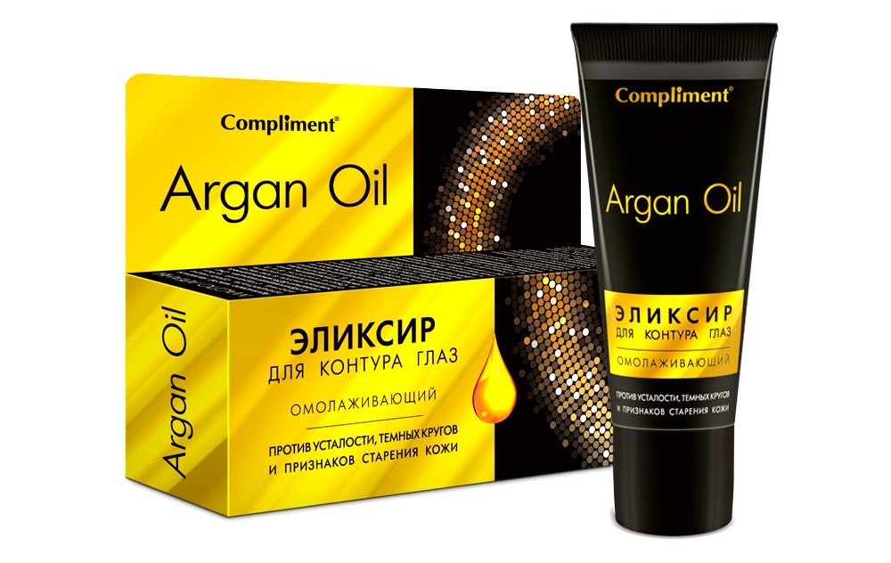 Compliment Argan Oil эликсир для контура глаз омолаживающий 25 мл