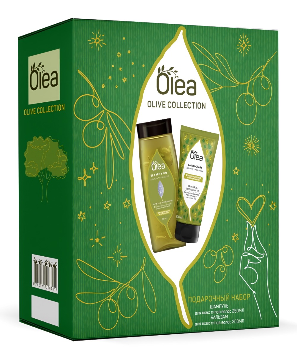 Набор Olea Collection Olive (Шампунь 250мл+бальзам д/волос 200мл)