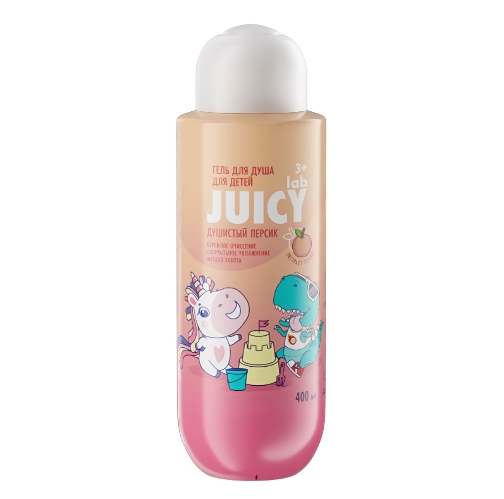 Juicy LAB Душистый персик детский гель для душа 400мл