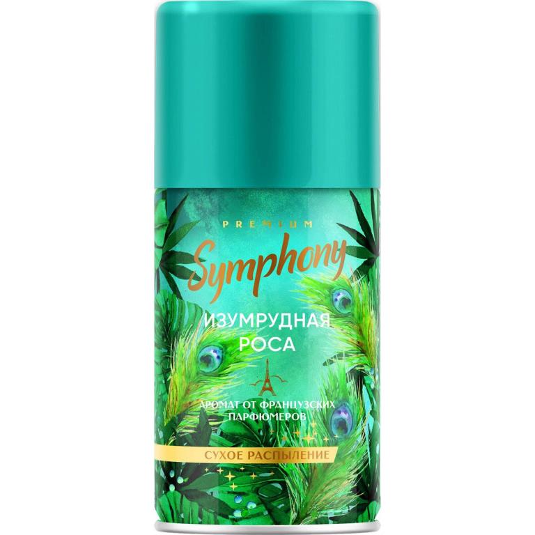 Symphony освежитель авт.Premium (сменный блок) 250мл (Изумрудная долина)