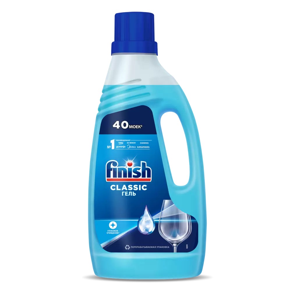 Calgonit Finish Classic гель ср-во для мытья посуды для посудом.машин 1000мл