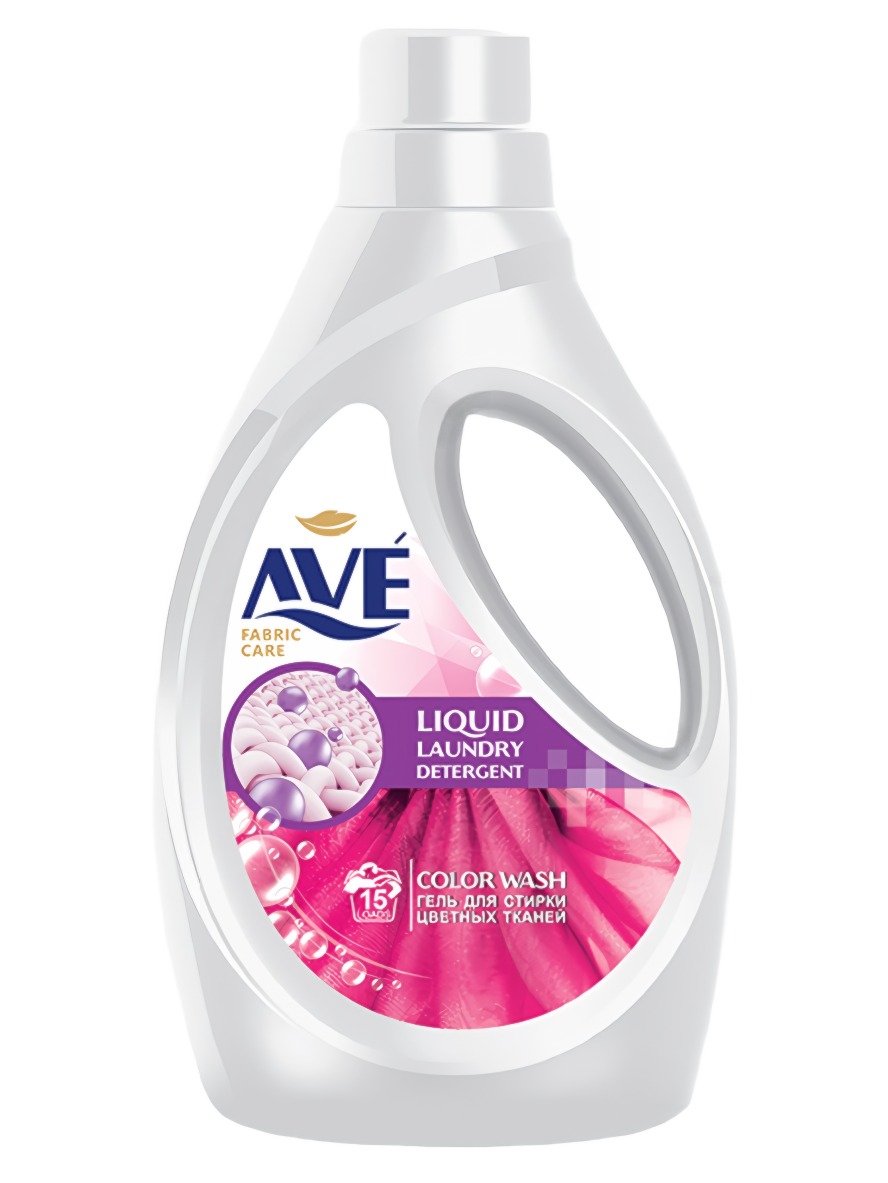 AVE жидкое средство для стирки цветных вещей 1л
