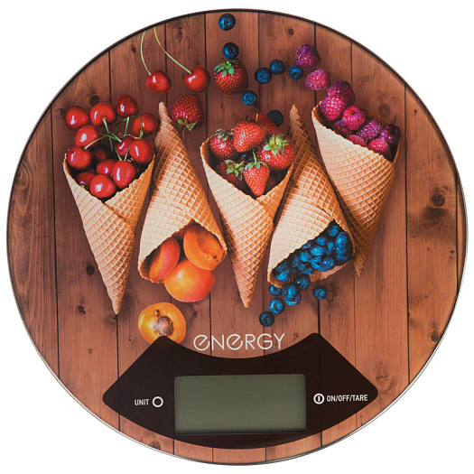 Весы кухонные электронные Energy EN-403 круглые