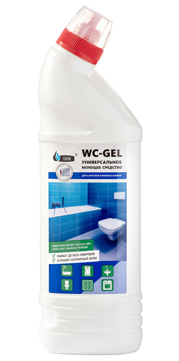 RAIN Универсальное моющее средство для санузлов и ванной комнаты (хлор) 750мл RAIN Универсальное моющее средство для санузлов и ванной комнаты (хлор) 750мл