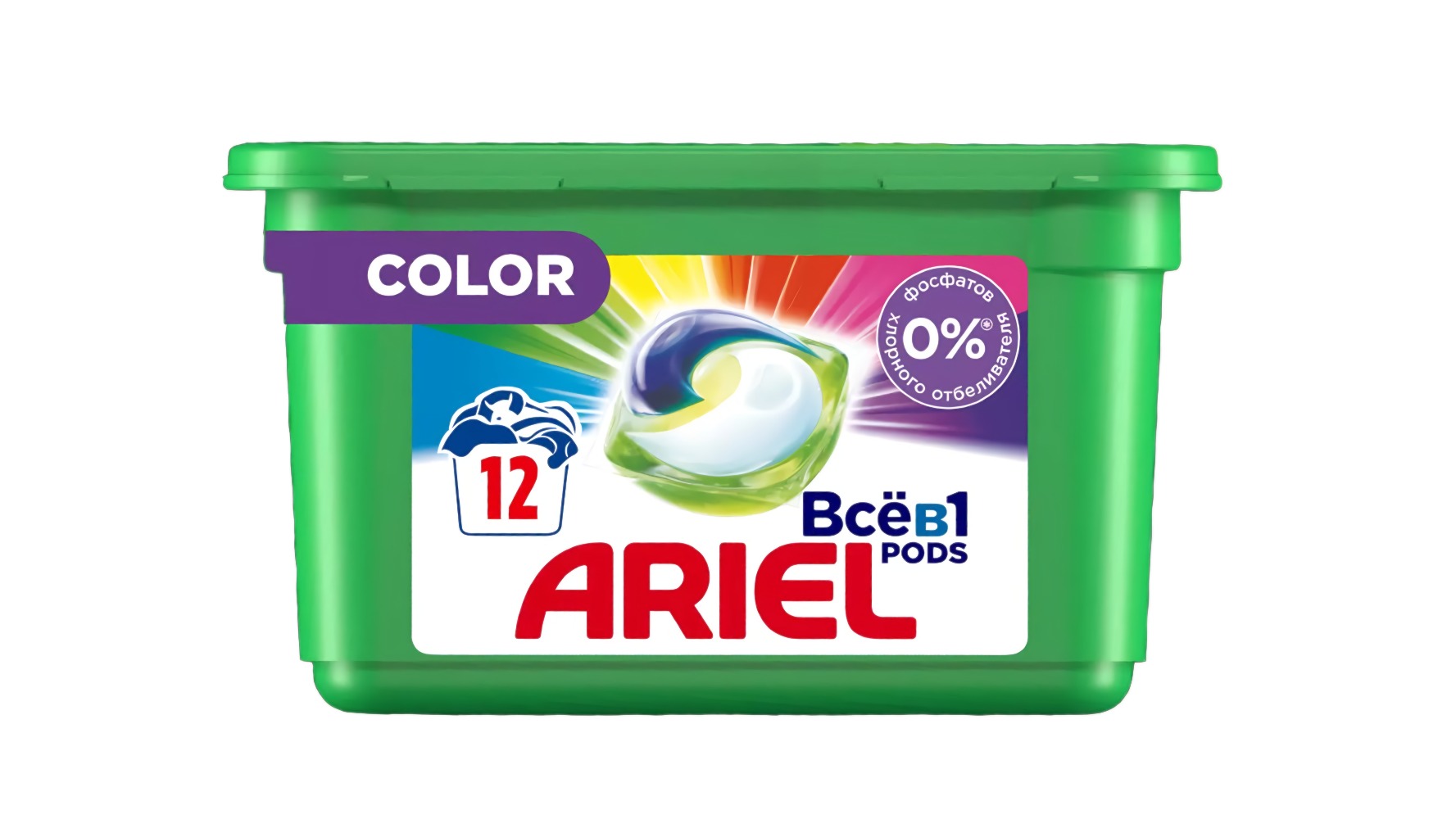 Ариель Автомат гель жидкий в растворимых капсулах Color 12X19.5