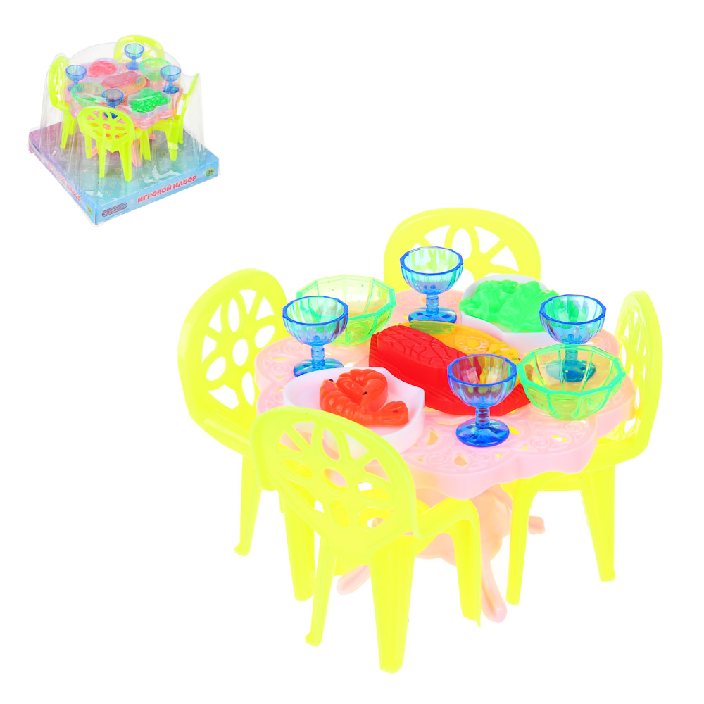 ИГРОЛЕНД Набор мебели и посуды для кукол