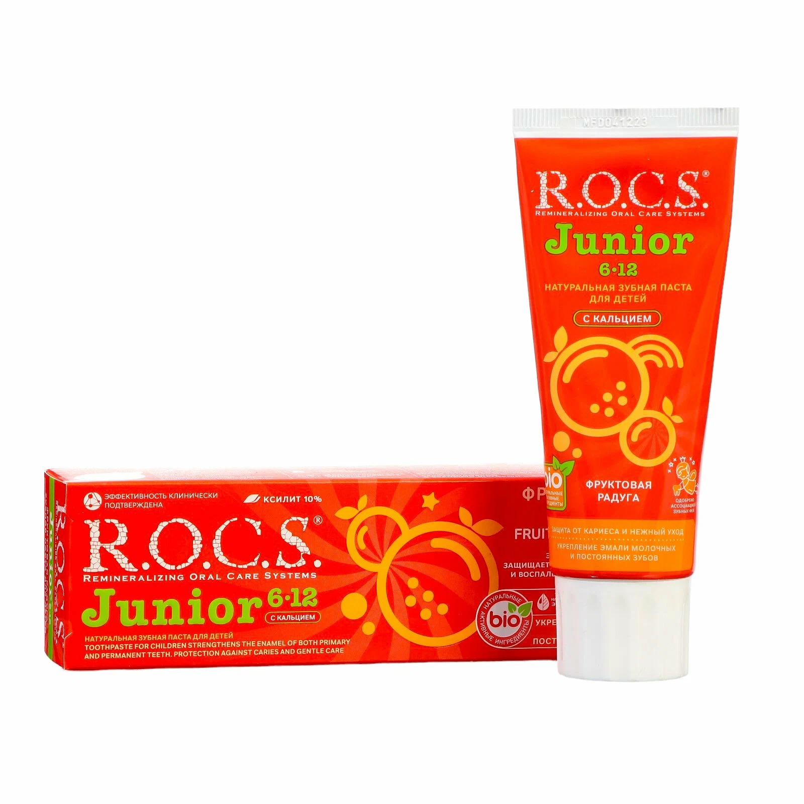 RocS Junior зубная паста Фруктовая радуга 74гр