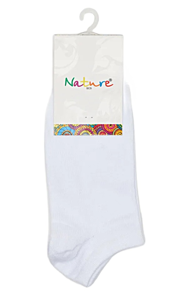 Носки женские белые сетка лето арт.982ж р23-25