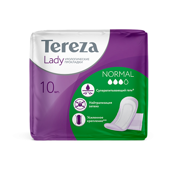 TerezaLady урологические одноразовые для женщин Normal 10шт