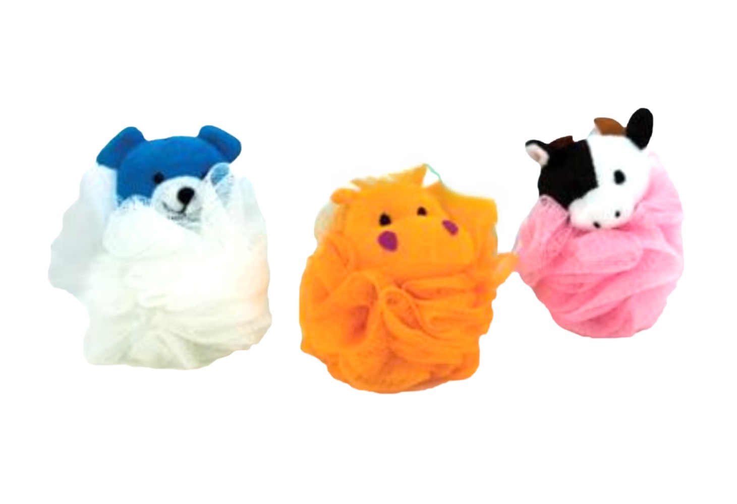 Фея Мочалка Tiamo из безузловой сетки "Шар с игрушкой"