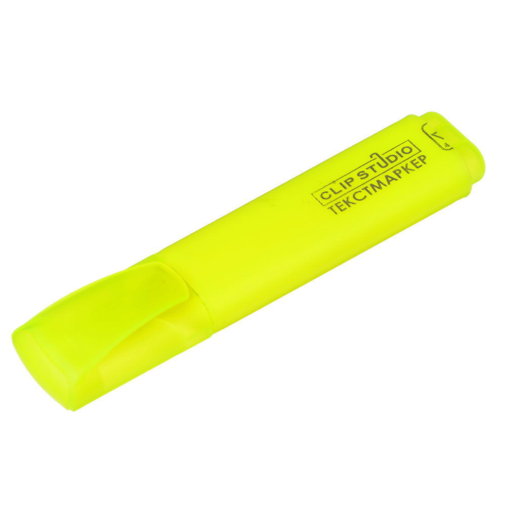 Маркер-выделитель желтый