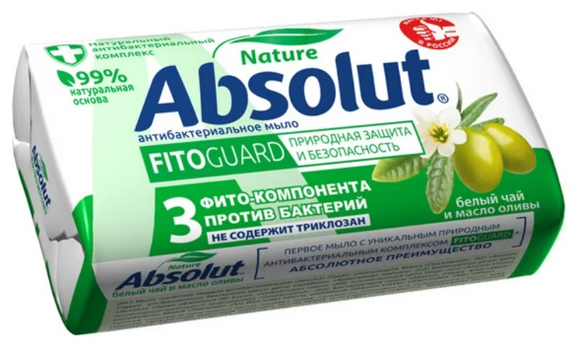 Абсолют мыло FitoGuard Белый чай и масло оливы 90гр
