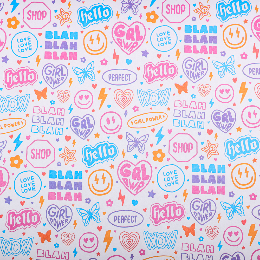 Бумага упаковочная 70х100см