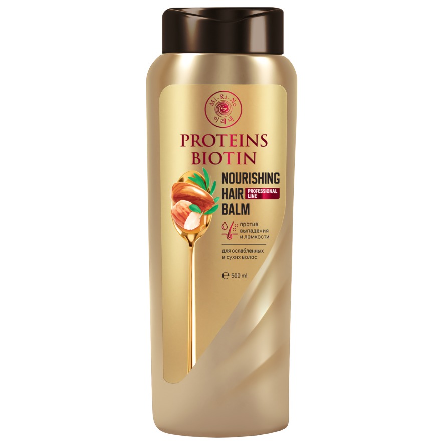 Mi-Ri-Ne Протеиновый бальзам-питание для интенсив.увлажнения ослаб.и сух.волос 500мл