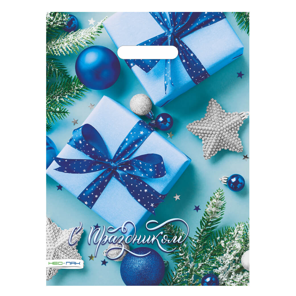 Пакет прорубной 30х40/60 мкм НГ Коробка счастья