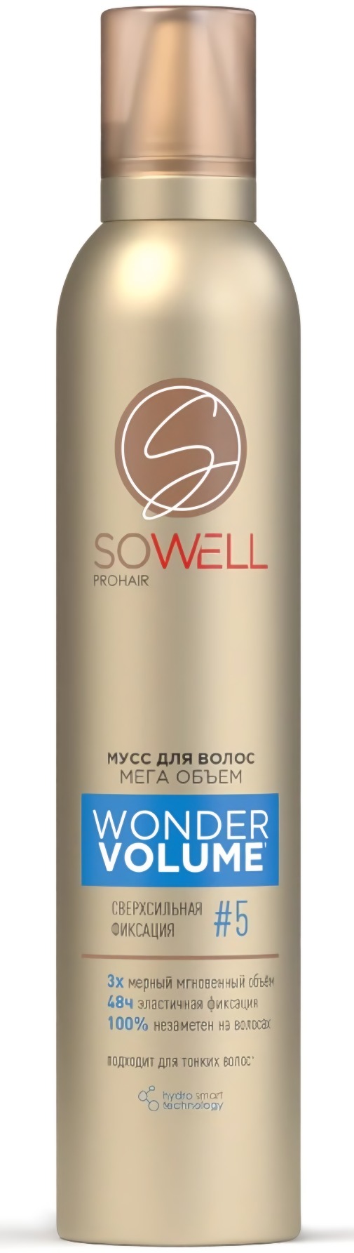 SoWell мусс для волос Wonder Volume Мега объем от корней сверхсильной фиксации 200 мл