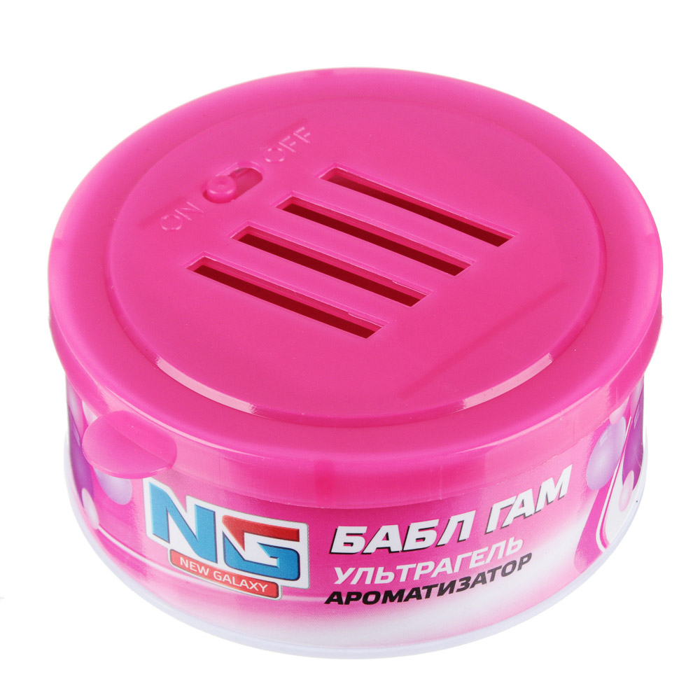 NEW GALAXY Ароматизатор воздуха гелевый Ультрагель, бабл гам,новая машина, свежесть океана,цитрус