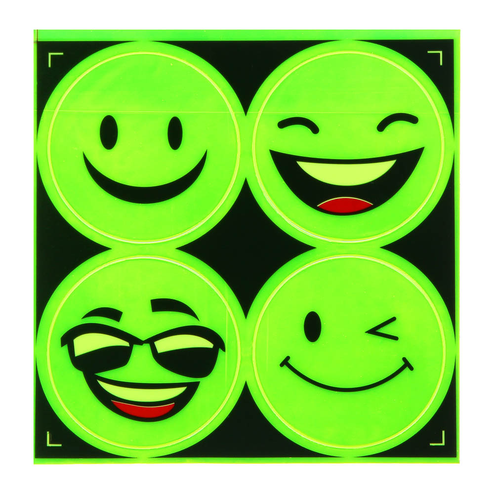 SILAPRO Наклейка светоотражающая 4шт