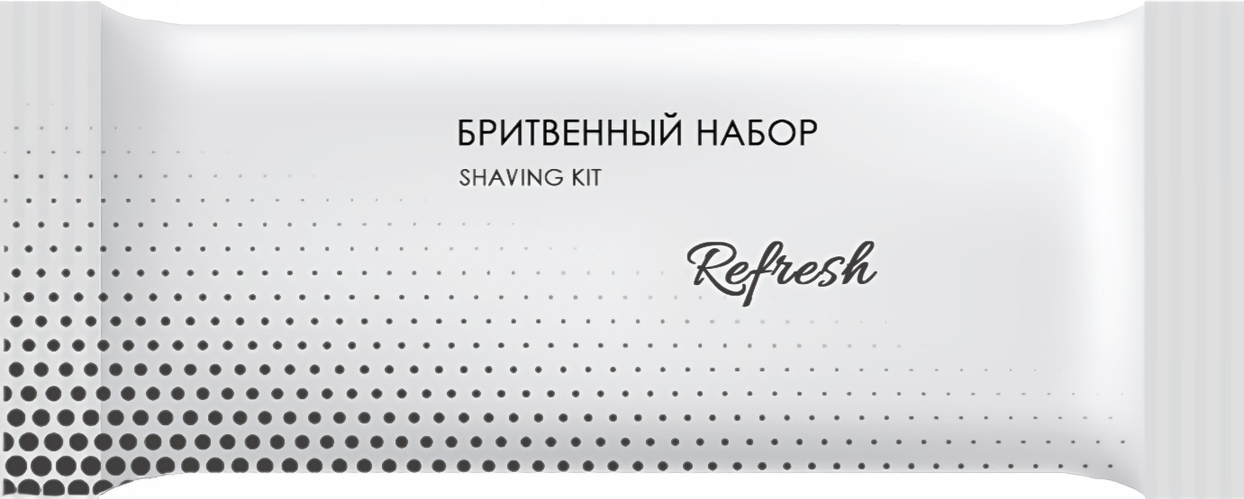 Refresh бритвенный набор во флоупаке(станок+кремд/бритья в тубе 10)